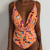 2020 One Piece Swimsuit Bandage