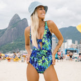 2020 Print Floral One Piece
