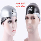 2020 Brand Swimming Caps For Long Hair Silicone Unisex