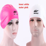 2020 Brand Swimming Caps For Long Hair Silicone Unisex