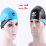 2020 Brand Swimming Caps For Long Hair Silicone Unisex