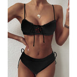 2020 Sexy Bandage Halter Bikini Set