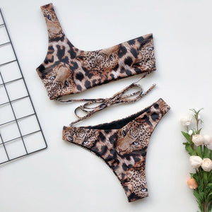 2020 Sexy Leopard Bikini Set
