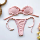 2020 Micro Sexy Bandeau Bikini Set