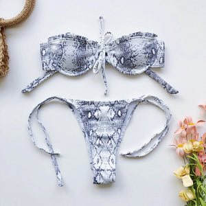 2020 Micro Sexy Bandeau Bikini Set