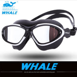 2020 Brand Large Frame Colorful Plating Anti-Fog Swim Goggles