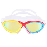 2020 Brand Large Frame Colorful Plating Anti-Fog Swim Goggles